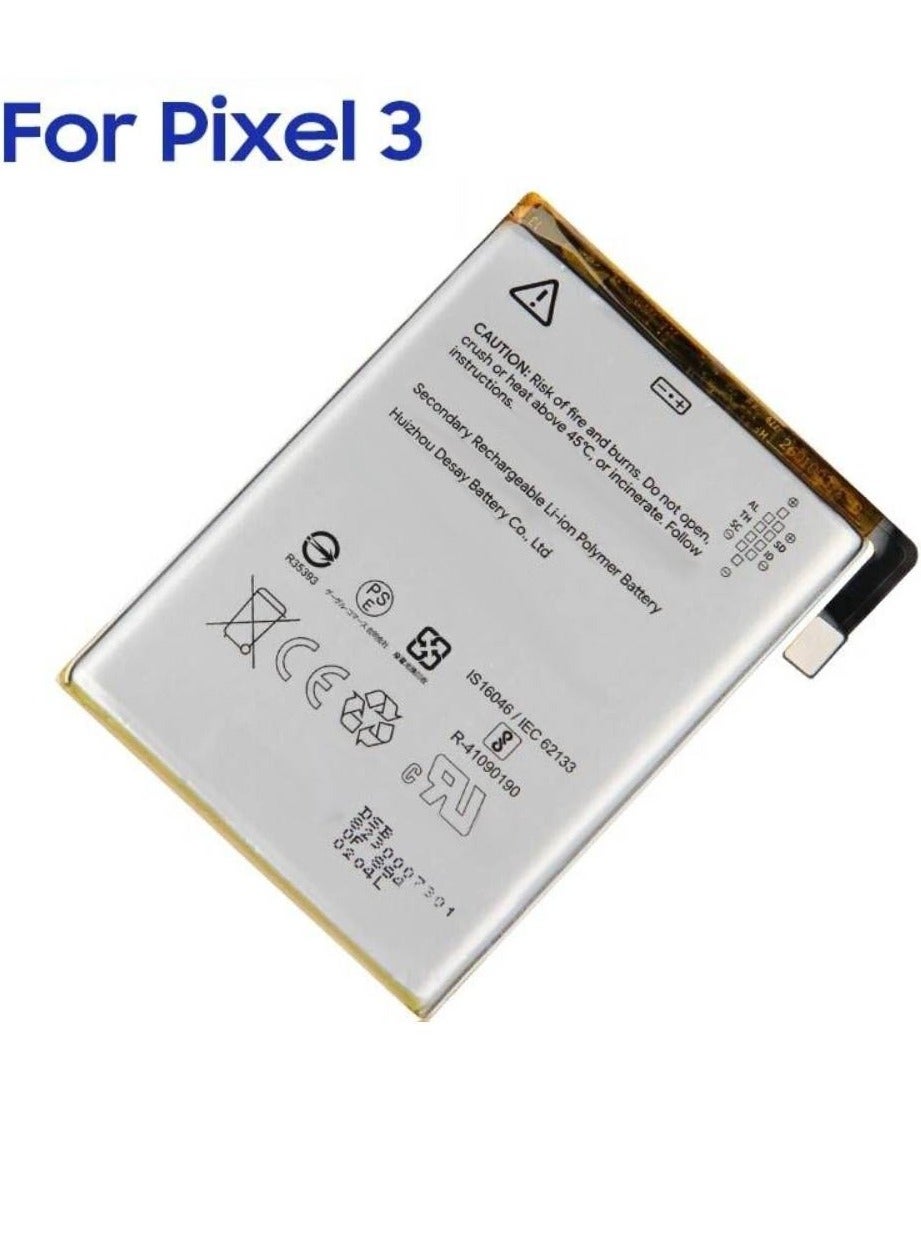 High Quality Original Replacement Battery For Google Pixel 3