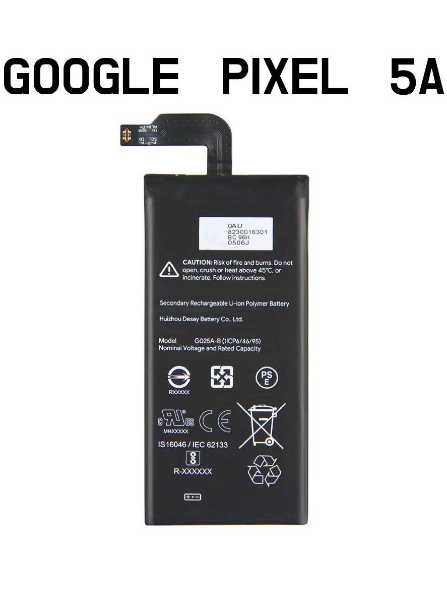 High Quality Original Replacement Battery For Google Pixel 5A 5G