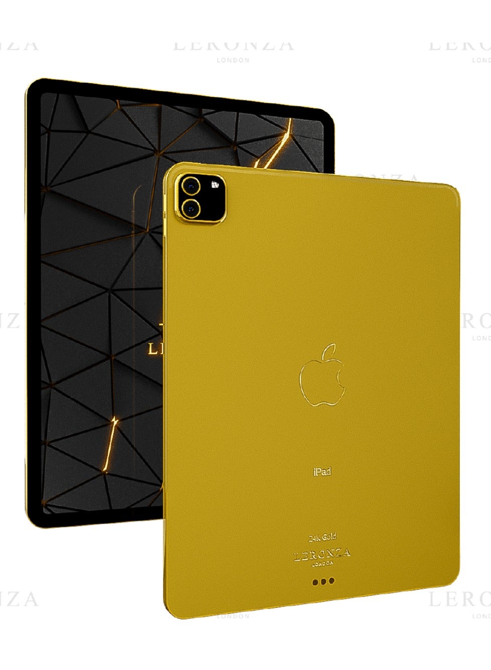 LERONZA Luxury Customized 24K Gold iPad Pro