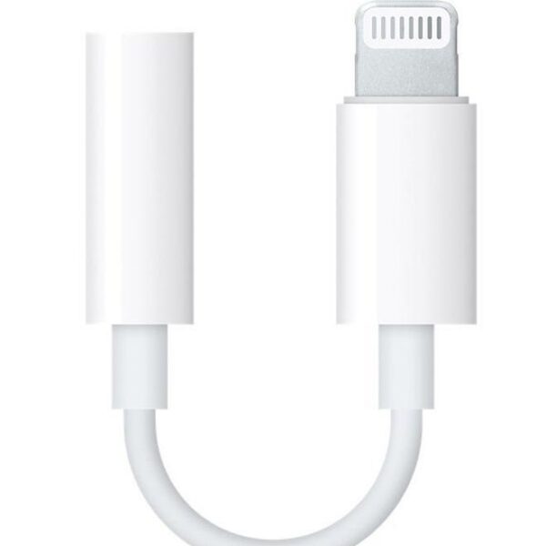 Lightning to 3.5 mm Headphone Jack Adapter White