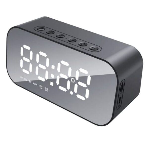 M3 Alarm Clock Bluetooth Speaker Black