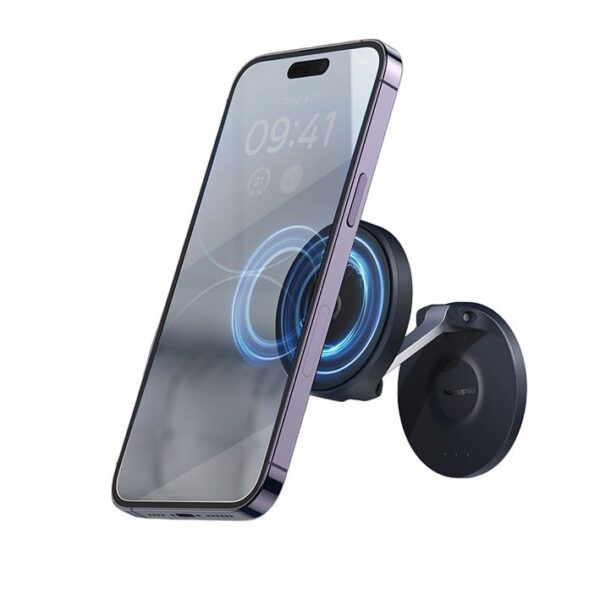 MagPro Series Magnetic Foldable Phone Mount Holder 360° Rotatable Adjustable Arm Wall-Mounted Stand For iPhone 15 Plus