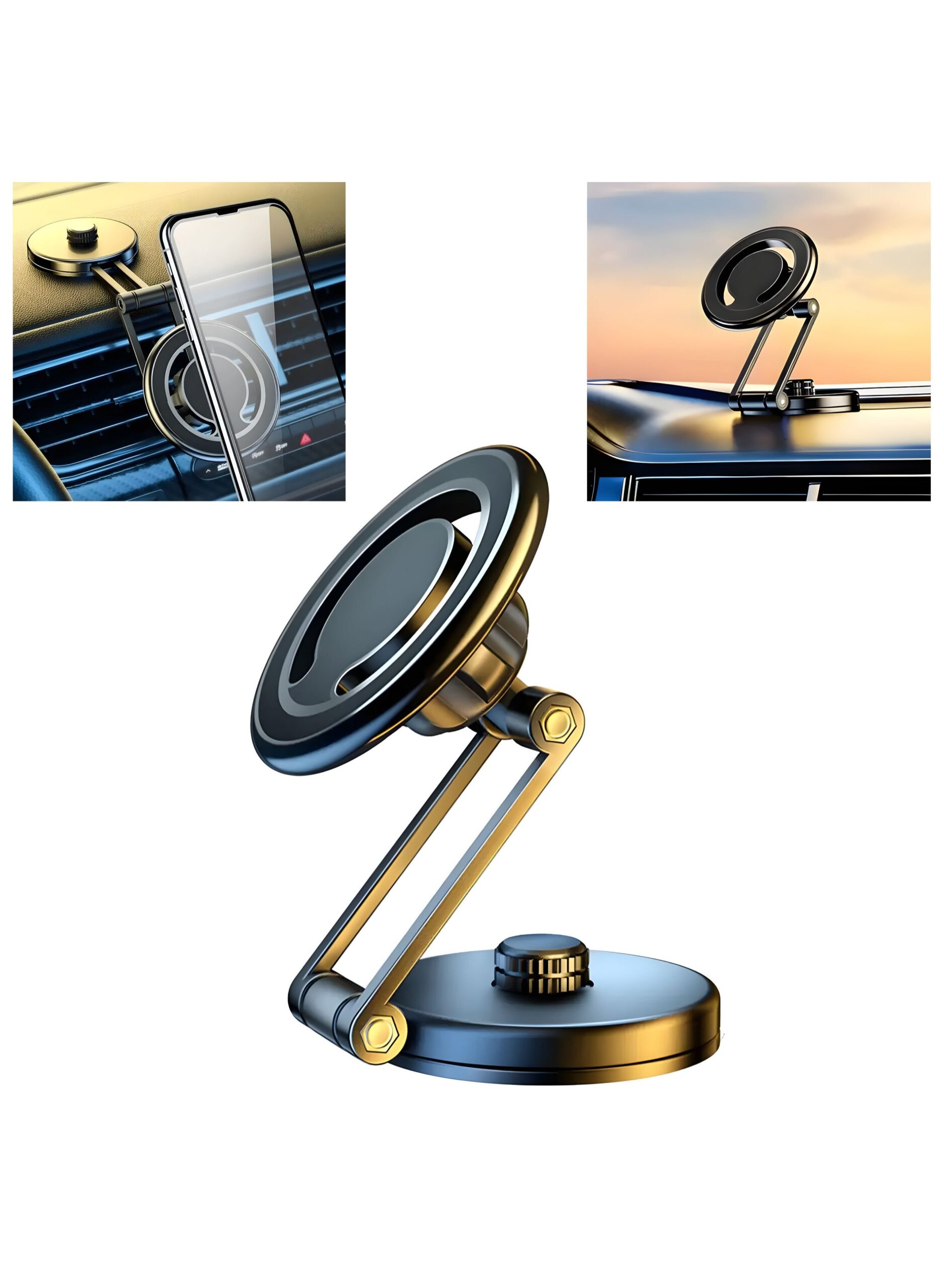 Magnetic Car Phone Holder Fits Magsafe for Iphone versions 15/14/13/12