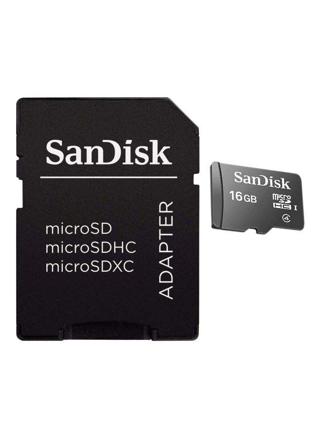 MicroSDHC Card With Adapter 16.0 GB