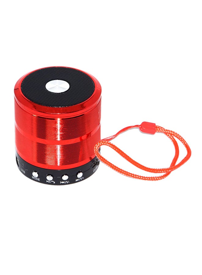 Mini Bluetooth Speaker Red/Black