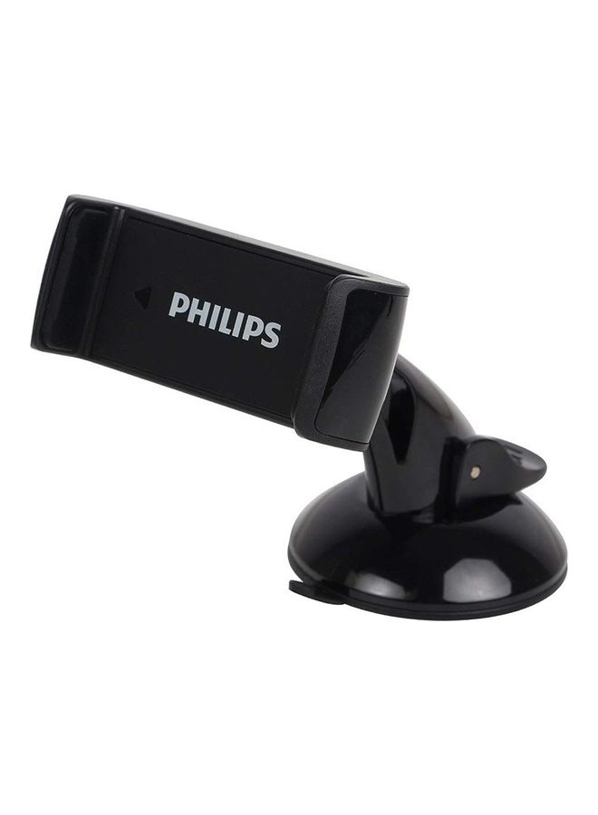 Mobile Phone Suction Car Mount Holder Black