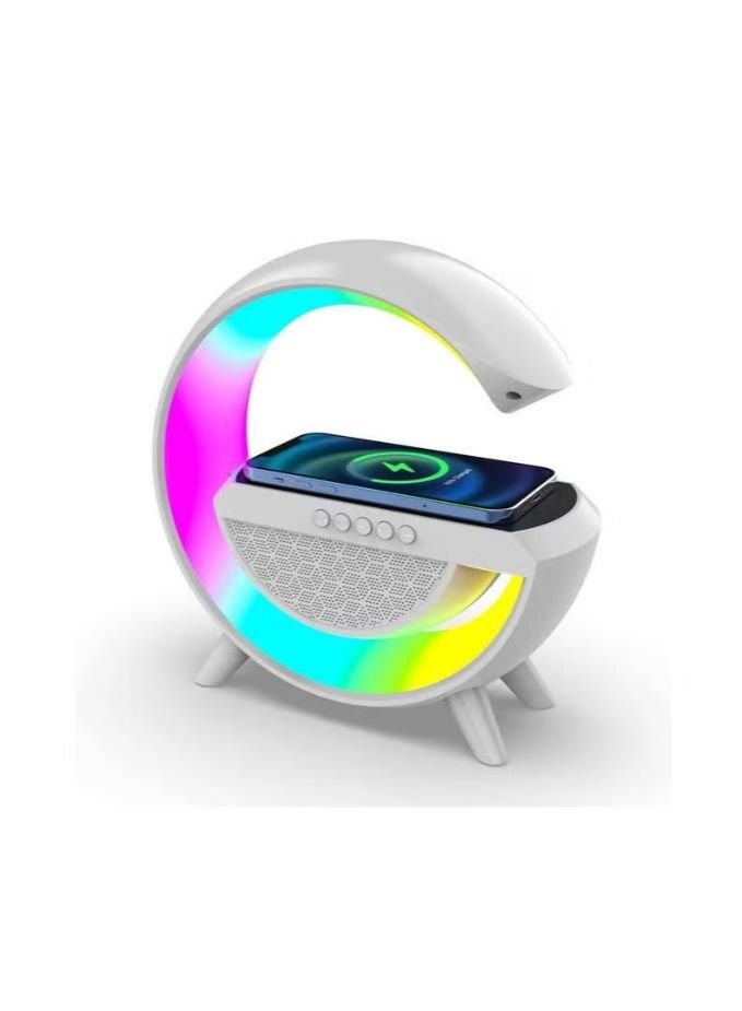 Multifunctional Ambient Light Phone Wireless Charging Bedside Night Light Multi-Mode Play Bluetooth Speaker