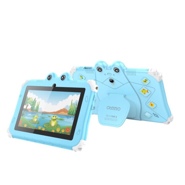 Oteeto Oteeto TAB 6 Kids Tablet/4GB RAM + 64GB ROM/7 Inch IPS LCD/Octa Core 1.3 GHz Processor/2MP Front + 5MP Rear Camera/3500mAh Battery/5G Wifi/ Android 13/Includes Temper Glass