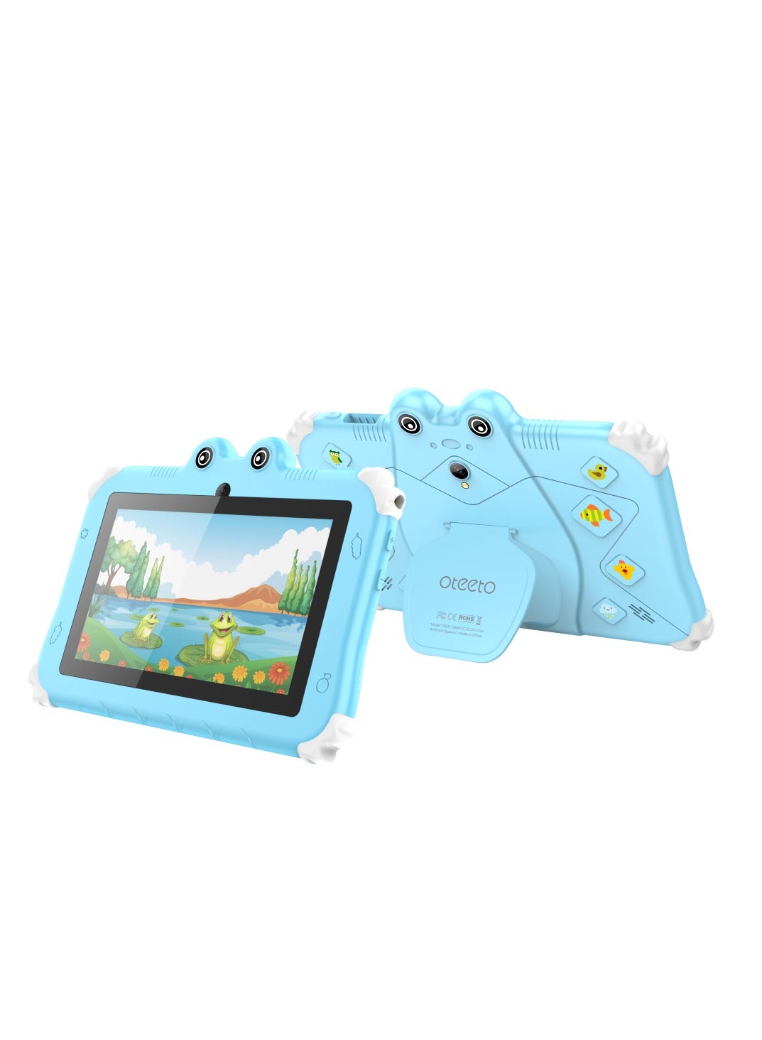 Oteeto Oteeto TAB 6 Kids Tablet/4GB RAM + 64GB ROM/7 Inch IPS LCD/Octa Core 1.3 GHz Processor/2MP Front + 5MP Rear Camera/3500mAh Battery/5G Wifi/ Android 13/Includes Temper Glass