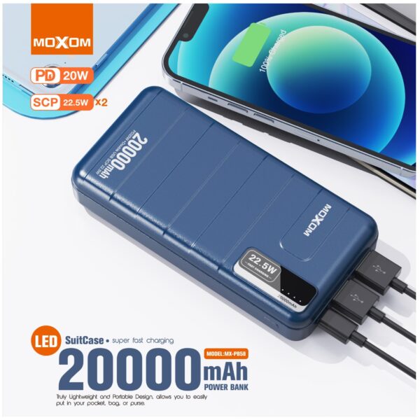 PB58 20000 mAh Portable Powerbank