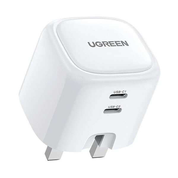 PD 40W USB C Charger Foldable iPhone 15 Pro Max Charger 20W 2-Port iPad Fast Charger Type C Wall Plug Dual USB-C Samsung Charger PD Fast Charging Adapter Foldable Charger USB C Plug Phone Charger White