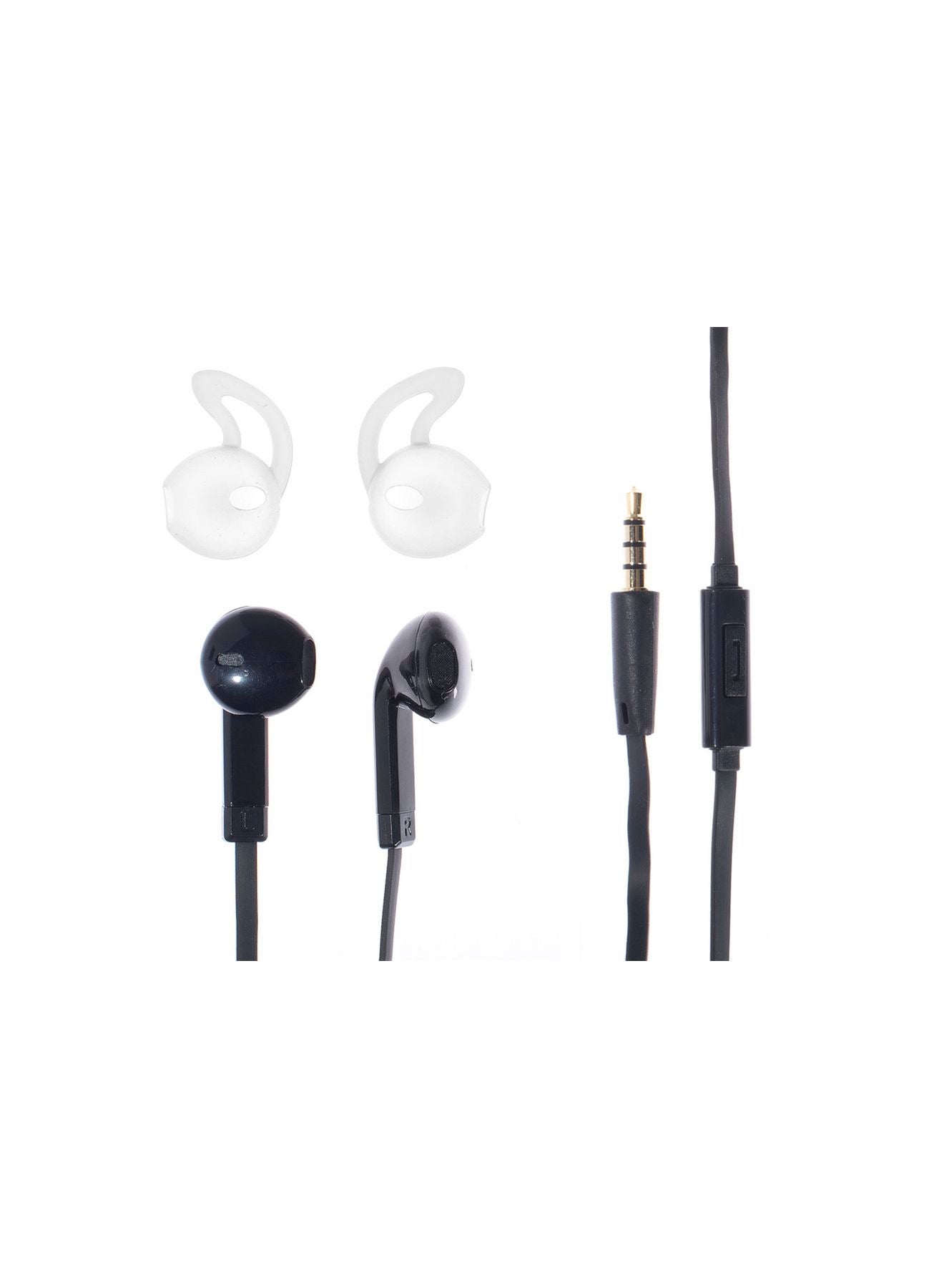 POP Earphones With Adapters Black