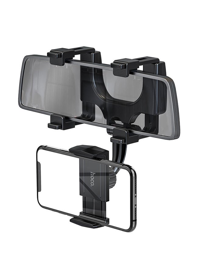 Pilot In-Car Rear View Mirror And Mobile Phones Holder Black