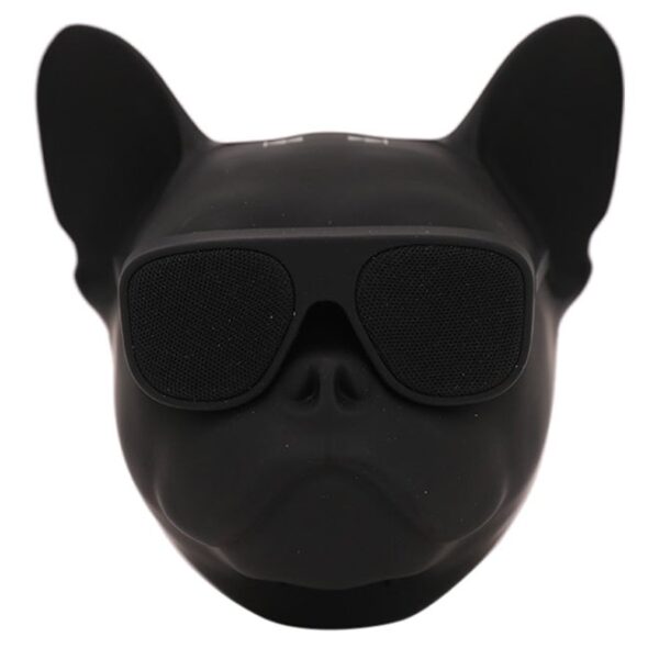 Precision Cool Dog Head Bluetooth Speaker Black