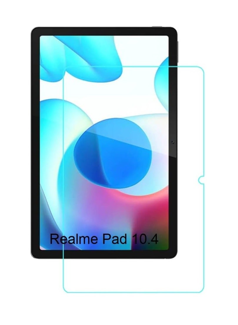 Screen protector for Realme Pad 10.4 Inches Edge to Edge Full Screen Coverage Anti Scratch Tempered Glass Realme Pad 10.4 Inches Clear