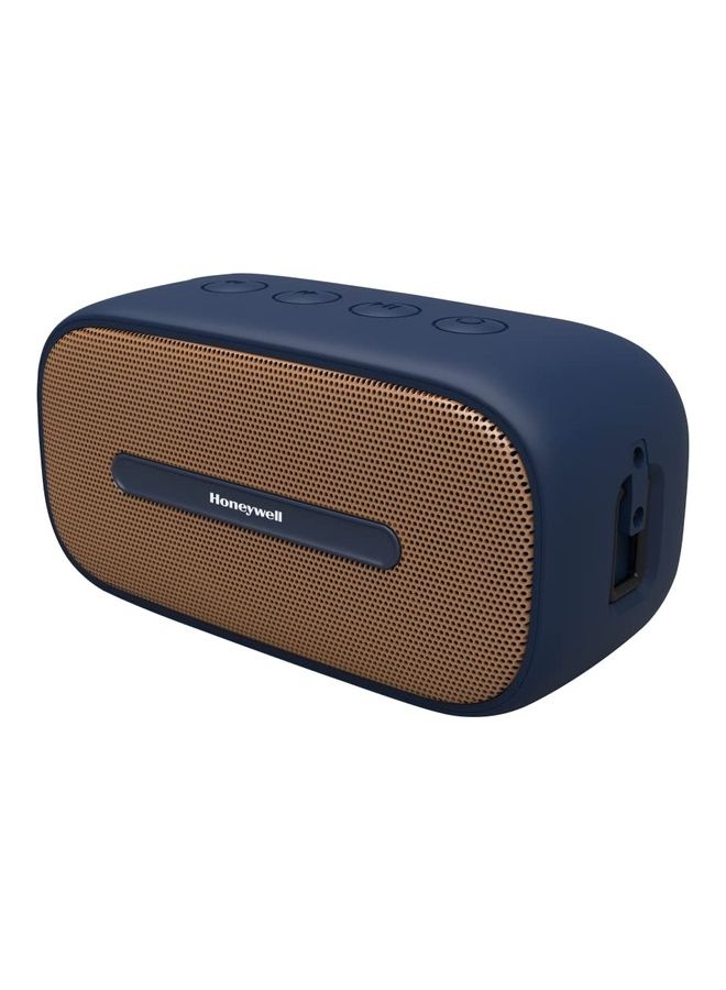 Suono P100 Portable Speaker Premium Stereo Sound with Wireless Bluetooth 5.0 Connectivity TWS Feature and Up to 12 Hours Playtime Blue