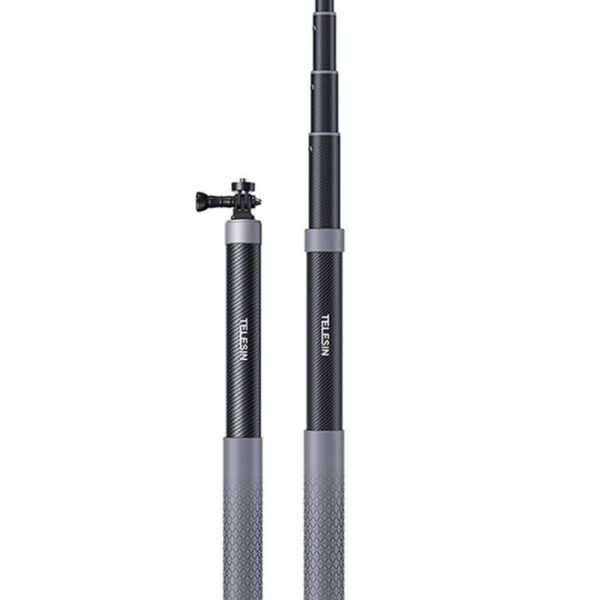 TELESIN 2nd Gen 1.2 Meter Carbon Fiber Eccentric Tube Selfie Stick