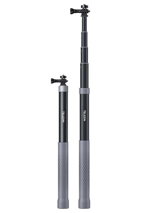 TELESIN 2nd Gen 1.2 Meter Carbon Fiber Eccentric Tube Selfie Stick