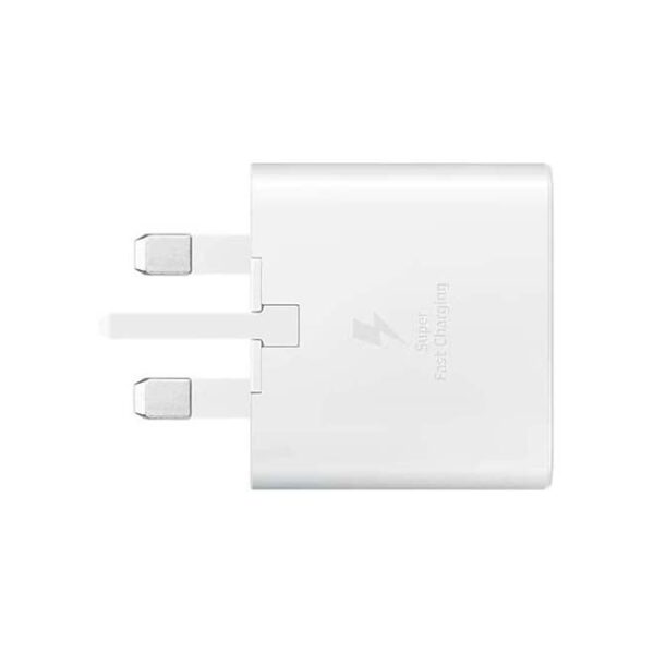 Travel Adapter 25W PD With USB-C To USB-C Cable White