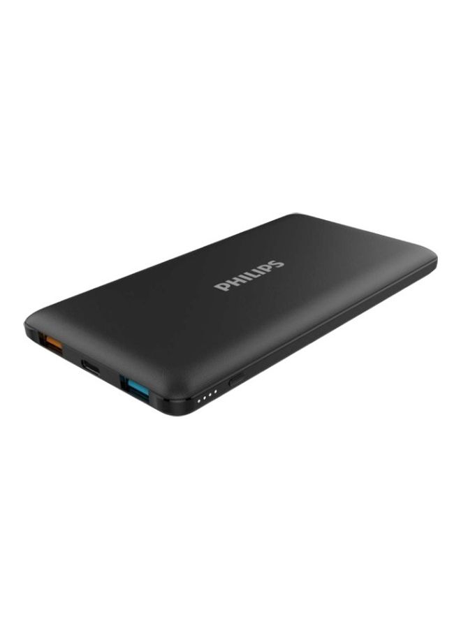 USB C Portable Power Bank 10000 mAh with USB C Port and Dual USB A Ports for up to 18W Charging for iPhone