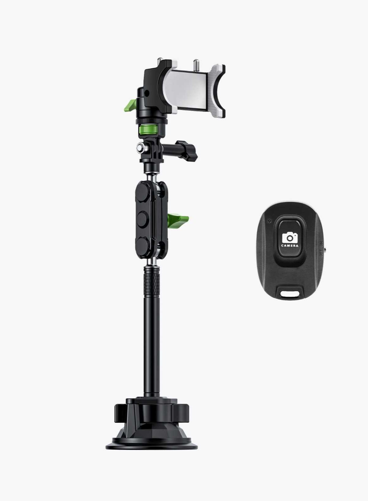 Ultimate Holder Pro with Suction Cup Mount 4.5" - 7.2" - Green/Black