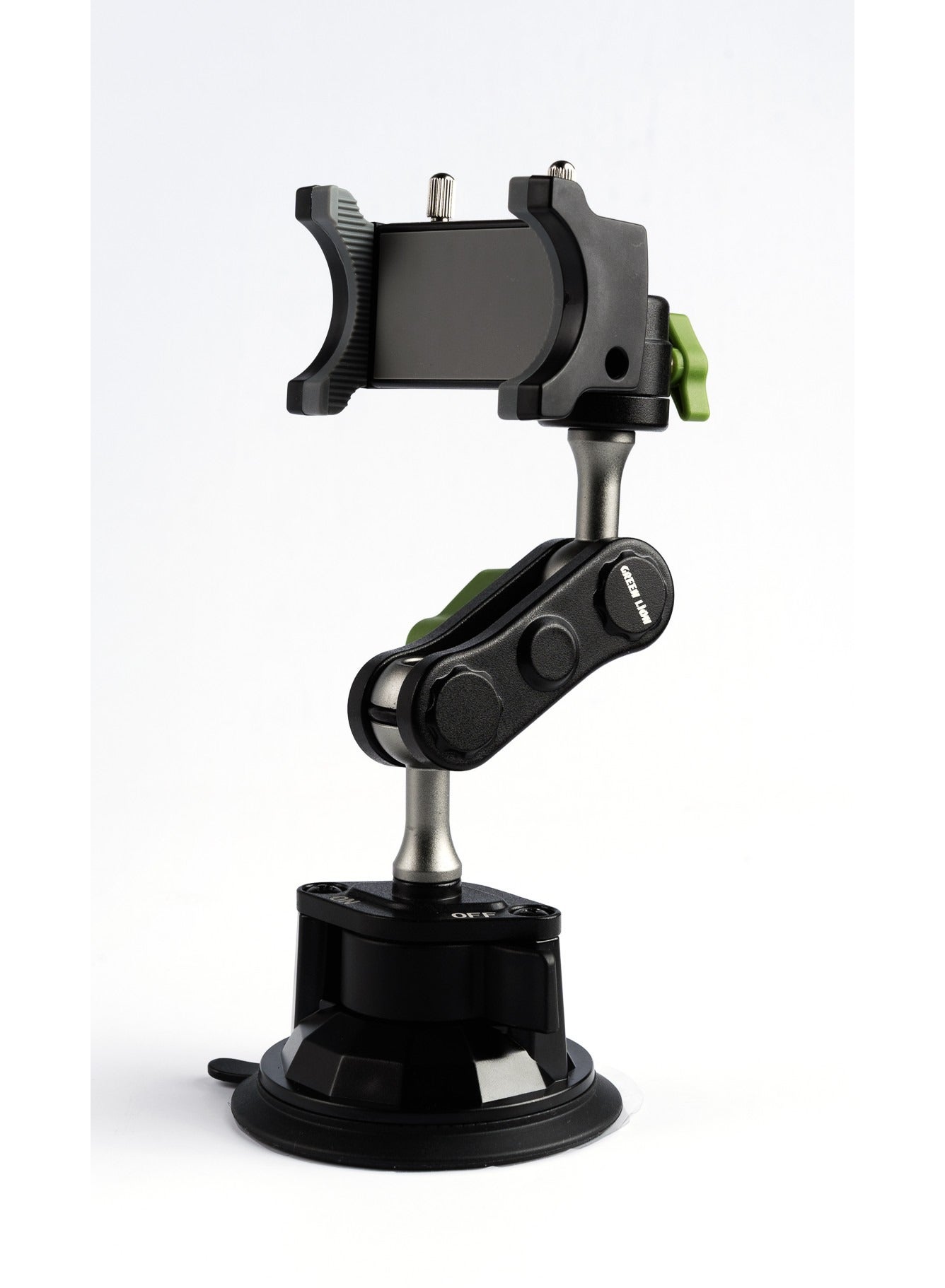 Ultimate Phone Holder with Suction Cup Mount 4.5 - 7.2" - Black