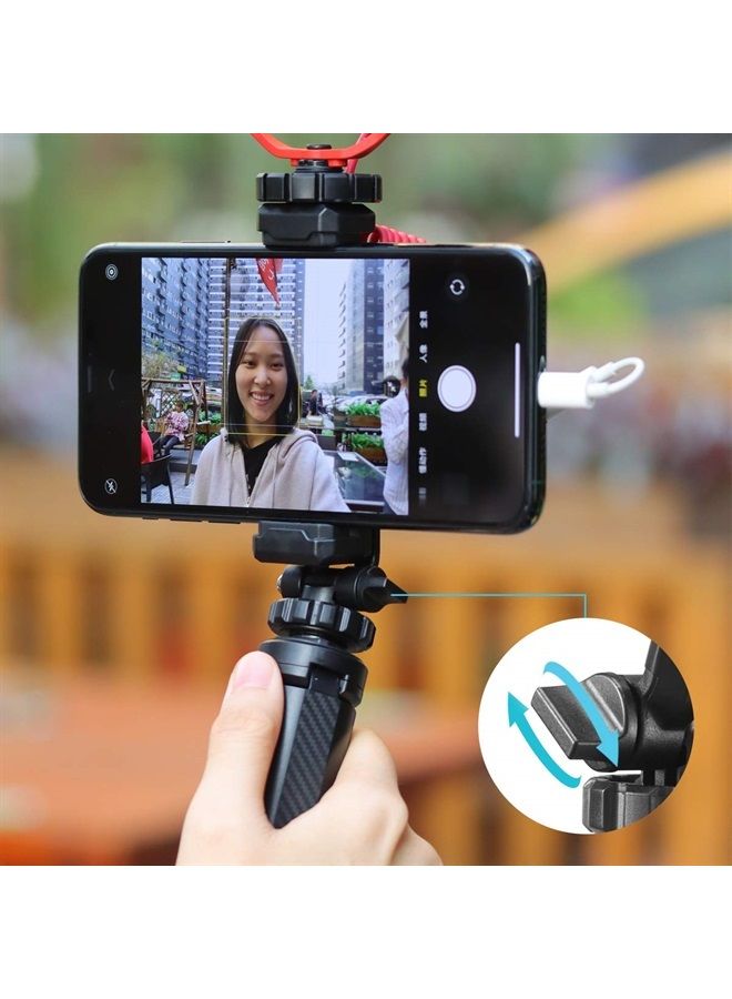 Universal Phone Tripod Mount with Cold Shoe Mount