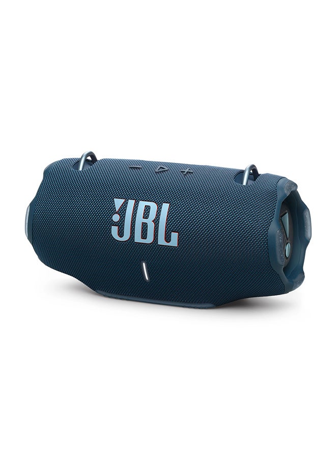 Xtreme 4 Portable Waterproof Speaker With Massive Pro Sound And A Convenient Shoulder Strap Blue