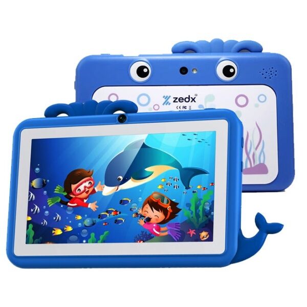 zedx Zedx ATZ01 7 Inch HD Display Kids Wifi Tablet Wth 4GB RAM 64 GB ROM Dual Camera and 3000 mAh Battery Blue